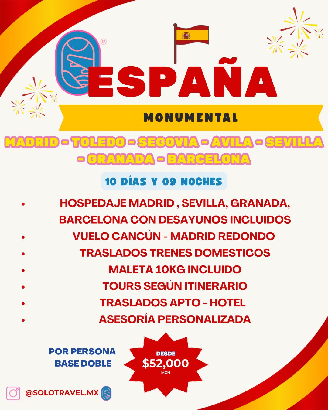 Paquete de viaje a España Monumental