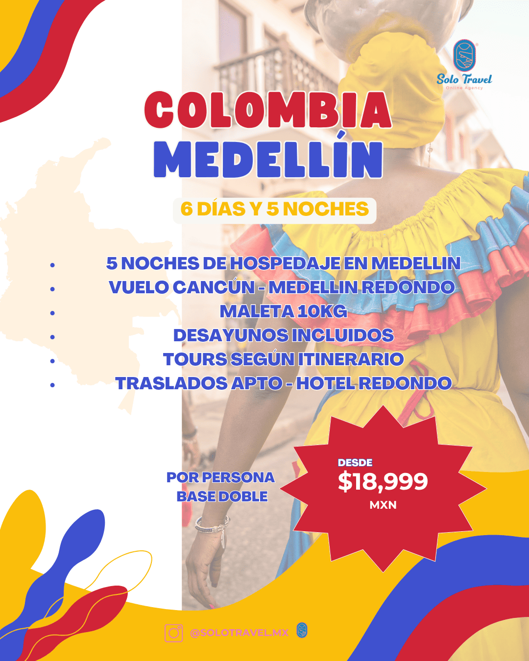 Paquete de viaje a Medellín Fijo