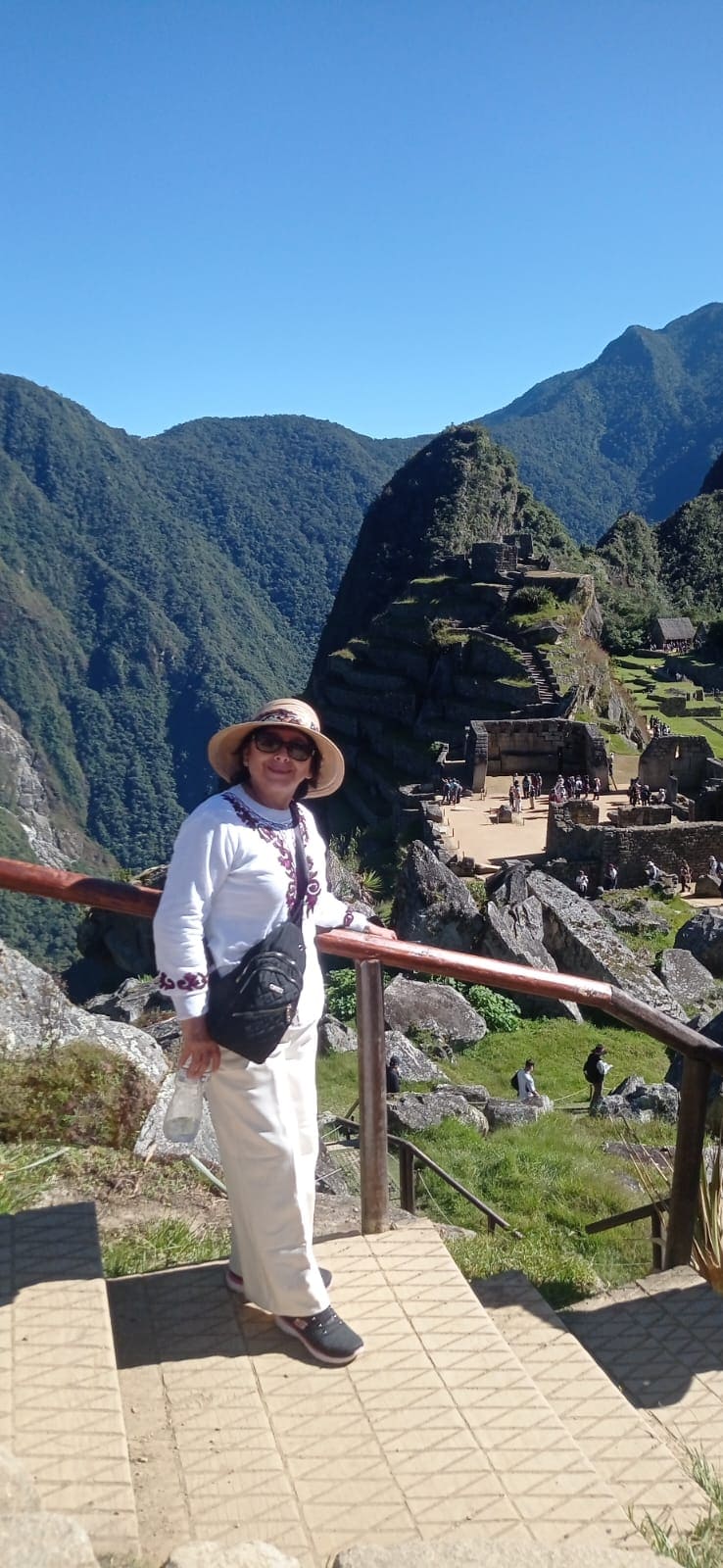 Viajeros en Machu Picchu